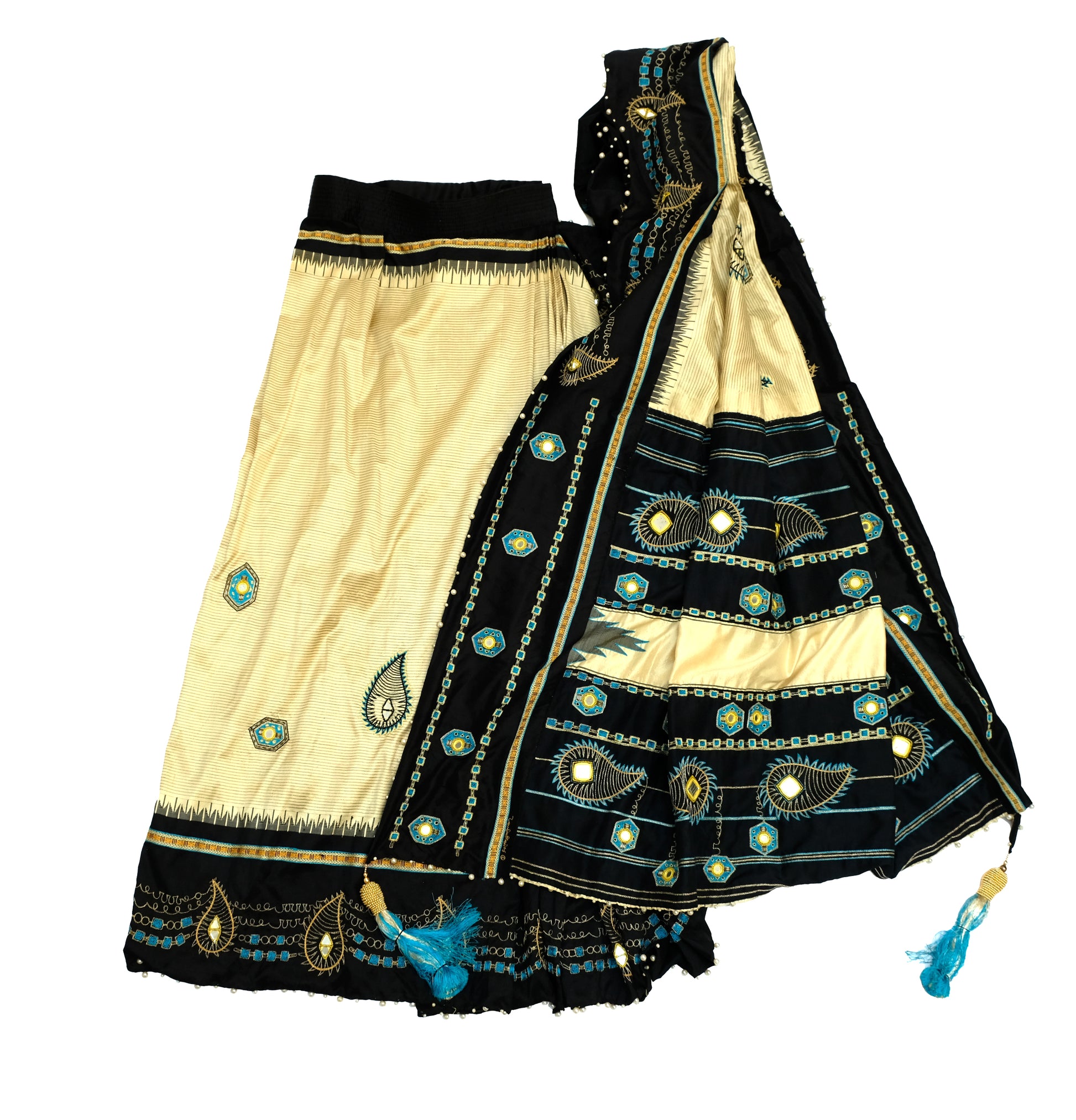 Zandra Rhodes Vintage Silk Sari Ensemble, UK10