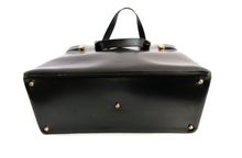 Gucci Vintage Handbag in Black Leather with Detachable Shoulder Strap
