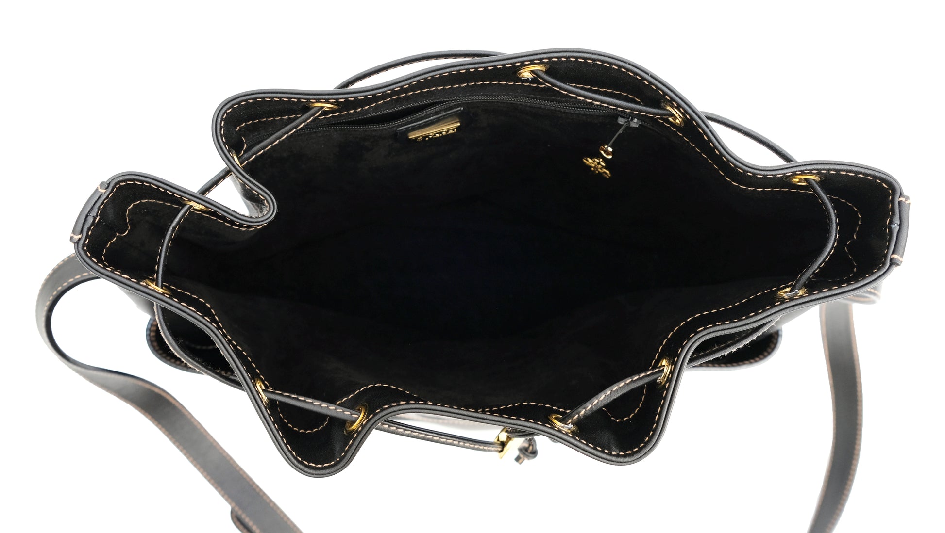 Gucci Vintage Bucket Bag in Black Leather, M