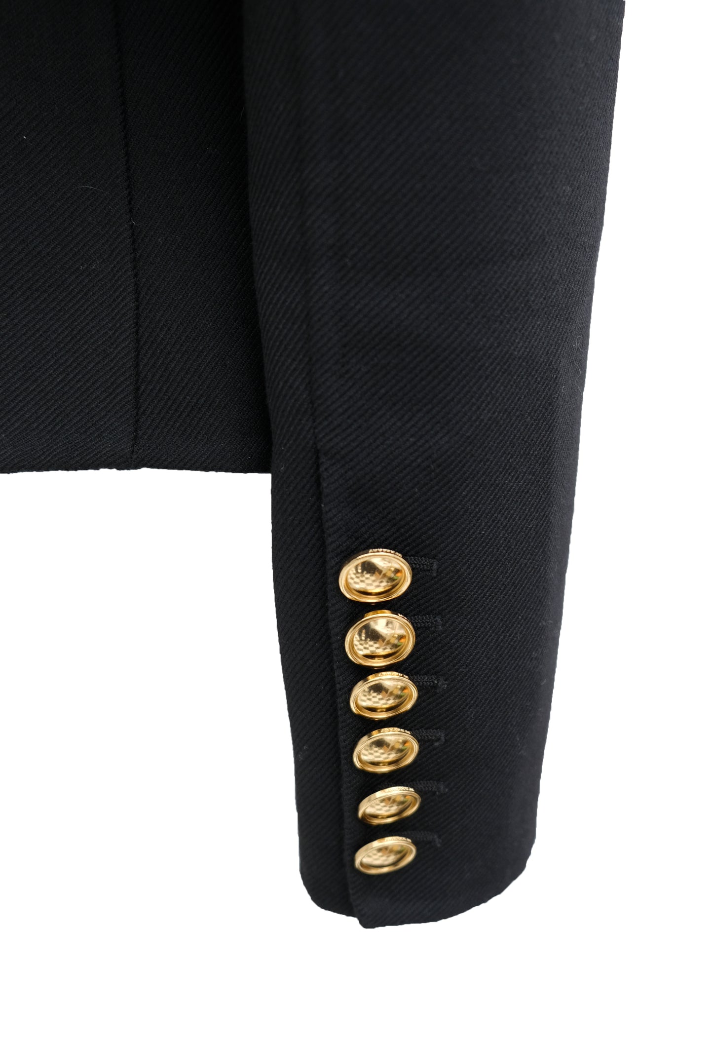 Burberry Military Caped Jacket with Gold Buttons, UK8