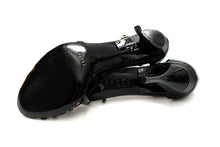 Fendi High Heel Strappy Sandals in Black Patent Leather, EU38.5