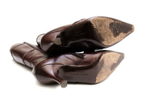 Salvatore Ferragamo Giamaca Knee Boots in Brown Calfskin, US8.5