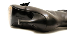 Salvatore Ferragamo Giamaca Knee Boots in Black Calfskin, US8.5