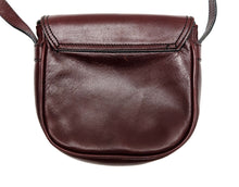 Etienne Aigner Vintage Cross Body Pochette Bag in Chestnut Leather, Small