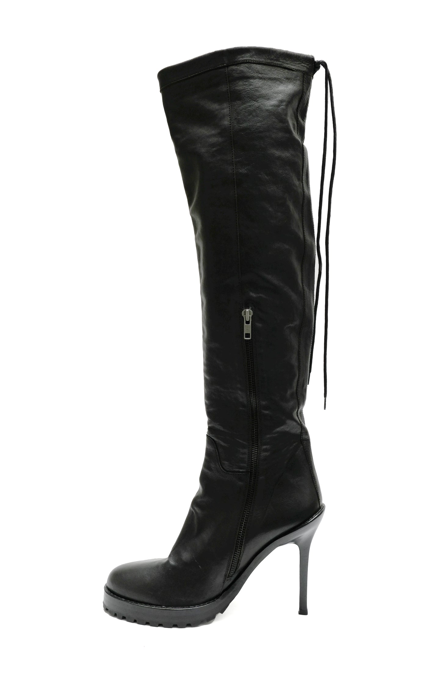 Ann Demeulemeester Knee Boots with Stiletto Heel, UK5.5