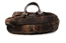 Salvatore Ferragamo Handbag in Brown Ponyskin, M