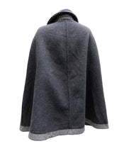 Max Mara Reversible Cape in Prince of Wales Check, UK12-14