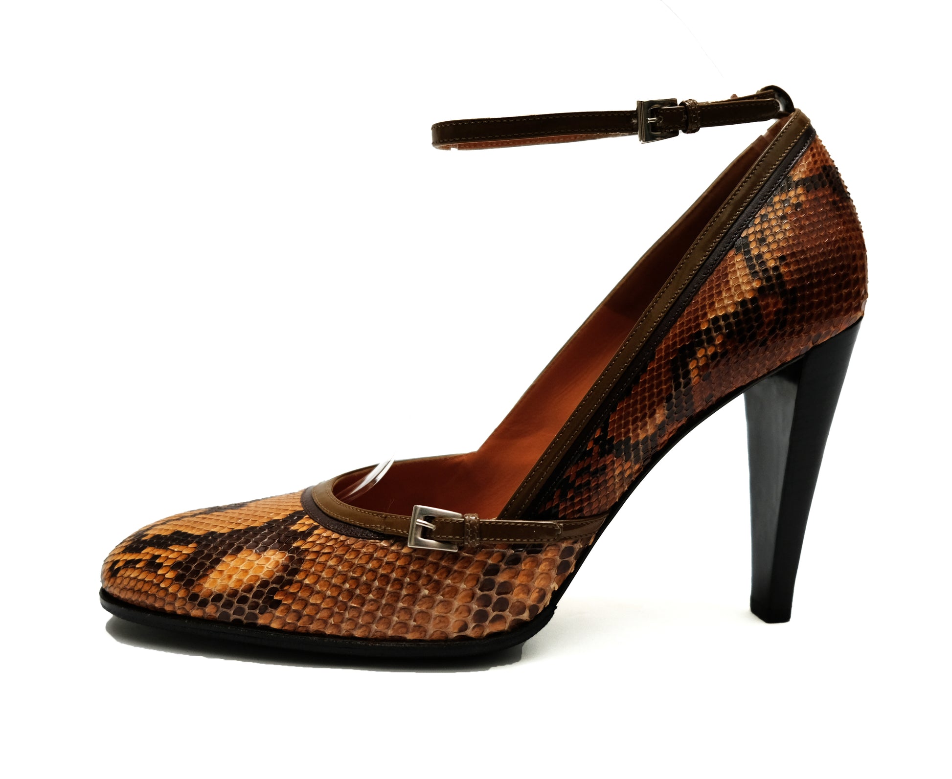 Prada Snakeskin High Heeled Pumps, UK6.5