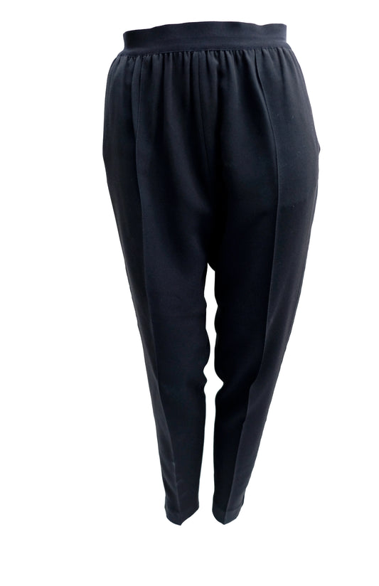 Celine Black Tapered Trousers, UK10