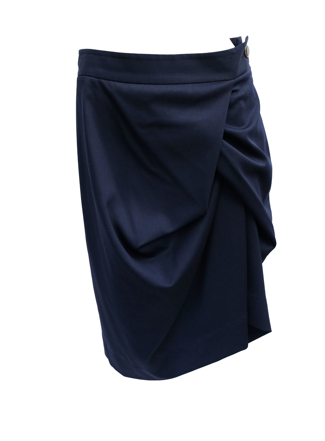 Vivienne Westwood Tailored Navy Tulip Skirt, UK10-12