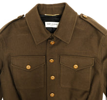 Saint Laurent Army Jacket in Khaki Drill, UK10