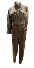 Christian Lacroix Vintage Military Trouser Suit, UK10