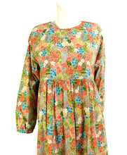 Meadows Tiered Smock Dress in Floral Print, UK12