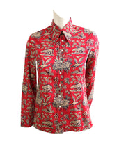 Cacharel Vintage Shirt in Chinoiserie Print, UK8-10