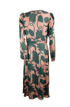 Second Female Tea Dress in Pink and Green, M