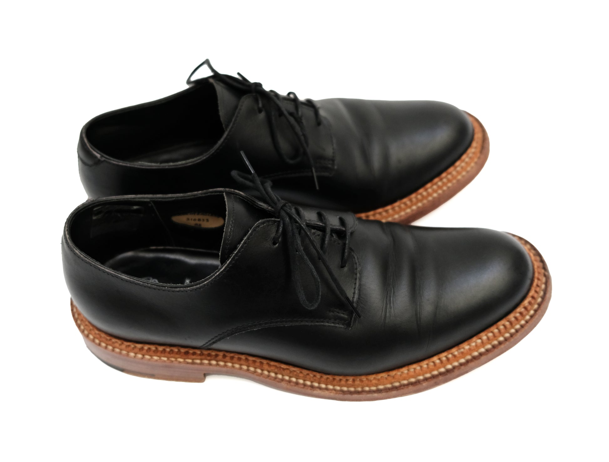 Grenson Evie Black Leather Derby Lace-ups, UK8