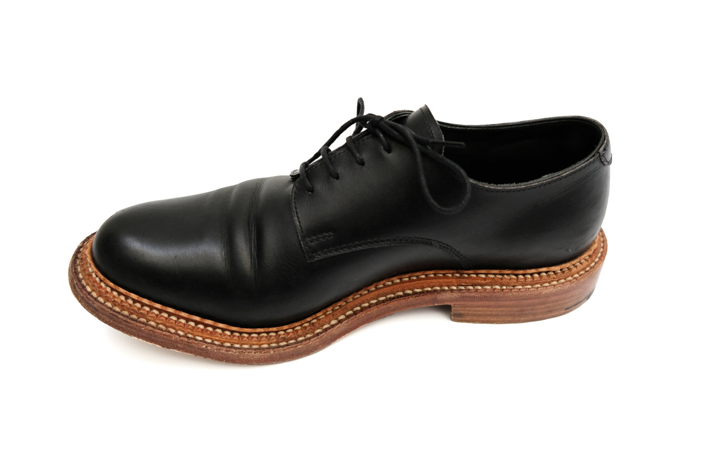 Grenson Evie Black Leather Derby Lace-ups, UK8