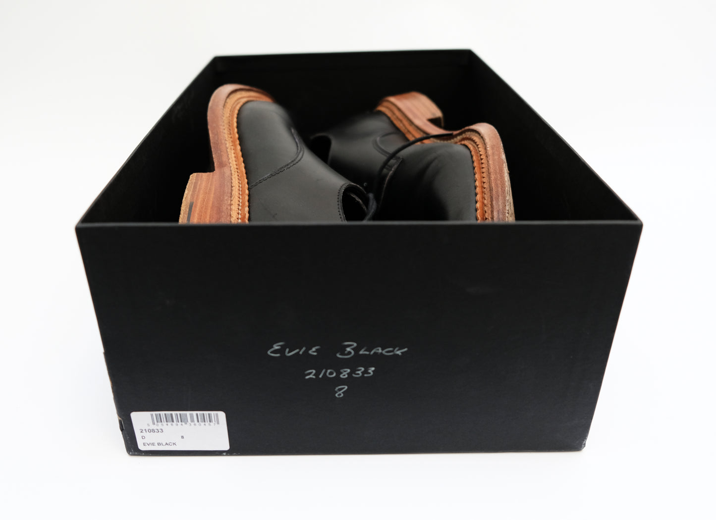 Grenson Evie Black Leather Derby Lace-ups, UK8