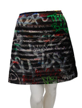 Agnes B Grafitti Photo Print Mini Skirt, UK14-16