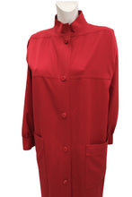 Emanuel Ungaro Vintage Coat Dress in Fire Engine Red, UK12