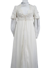 Vintage Bill Gibb Wedding Ensemble, 1973, UK6-8