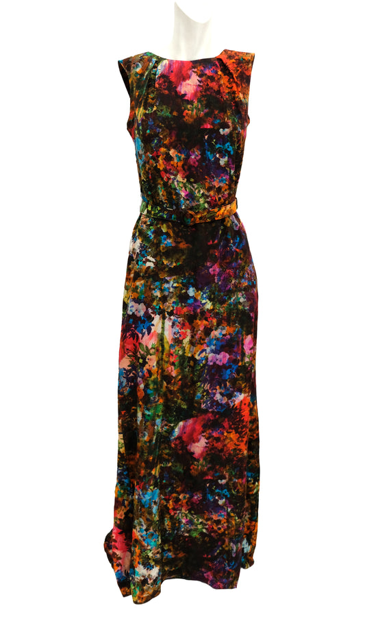 Erdem Evening Gown in Floral Silk with Matching Stole, UK8
