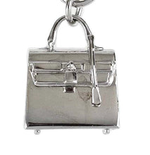 Hermès Olga 5 Charm Chain Belt in Palladium Silver, Boxed, O/S